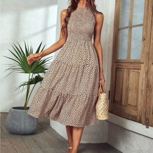 🐠2 for $16 SHEIN Print Ruffle Hem Dress